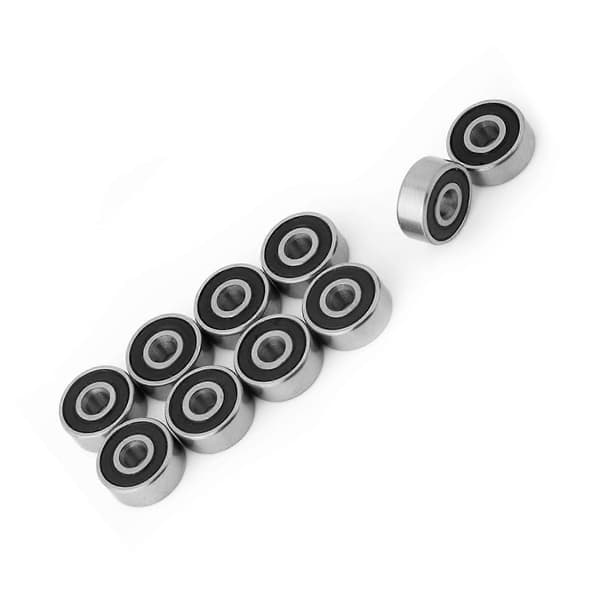 10 st 623-2RS Dubbla Gummitätade Miniatyr Kullager i Stål 3*10*4mm