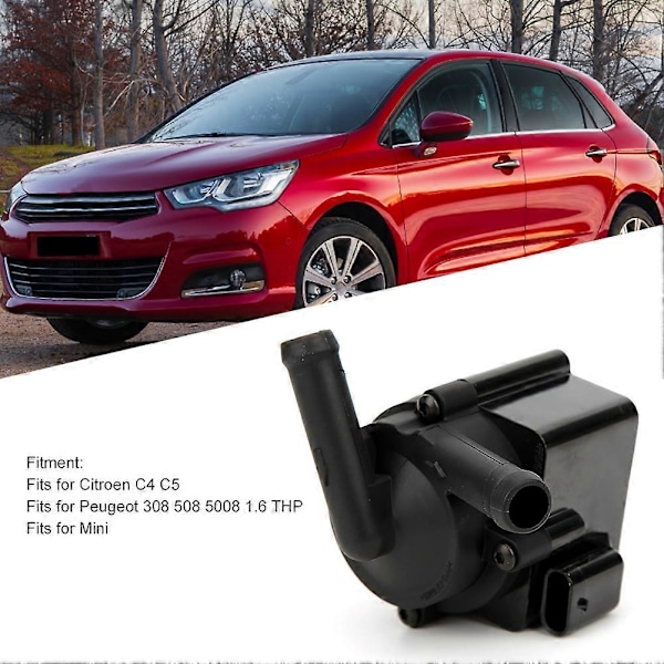 Turbo Elektronisk Motor Kølevandspumpe uden Beslag 9806790880 Passer til Peugeot 308 508 5008 1.6 THP