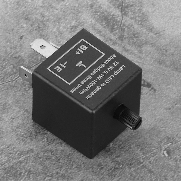 12V 3-benet Justerbar LED Blinklysrelæ til Blinklysindikator
