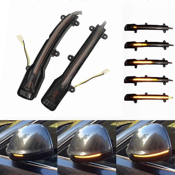 Dynamisk Blinkers LED Backspegel Indikatorlampa för - Q5 2009 2010 2011 2012 2013 2014 2015 2016