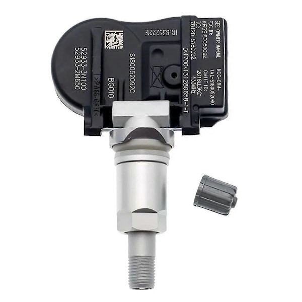 4 st TPMS däcktryckssensor 52933-3N100 för Accent I30 Ix20 Ceed 52933-2J100 52933-B1100 433MHz