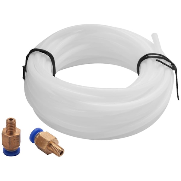 5 meter Bowden-slange med 2 stk. PC4-M6-koblinger for 1,75 mm filament 3D-skriver Bowden Hotend