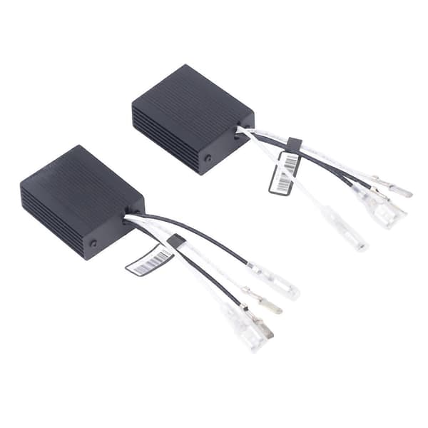 2 st LED Canbus Decoder Strålkastarlampa Ljus Felavstörningsenhet Tillbehörsset Kit C14 H1