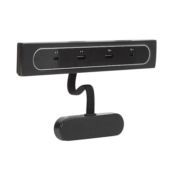 Centerkonsol USB Hub Dockningsstation 4 i 1 USB LED Hub Multiport Laddare Driven Splitter Ersättning för Tesla 3 Y 2021 och senare