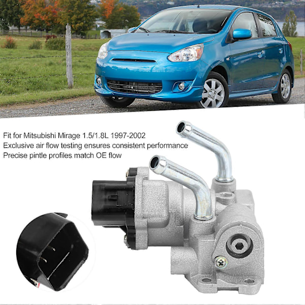 Tomgangsreguleringsventil IAC MD614743 Erstatning Passer til Mitsubishi Mirage 1.5/1.8L 1997?2002