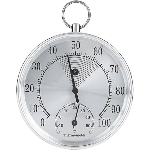 Analog Termometer Hygrometer för Inomhus och Utomhusbruk Temperatur Luftfuktighetsmätare HT9100