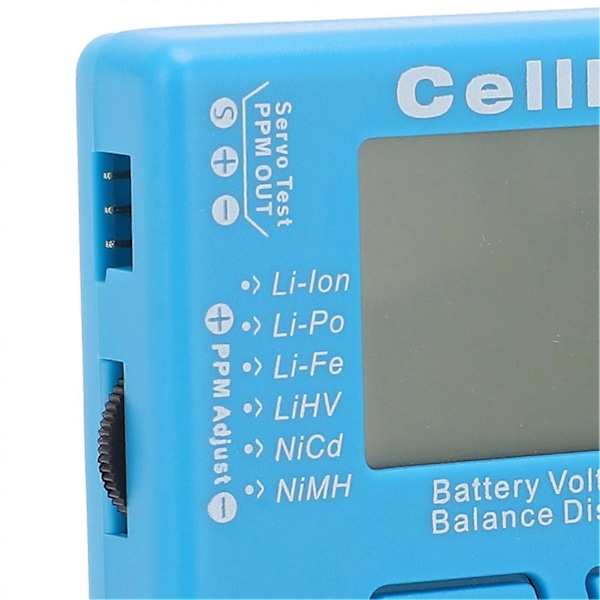 CellMeter?8 Multifunksjonell LCD Batterikapasitetskontroll Bakgrunnsbelysning Spenning Servo Tester