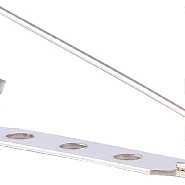 50 st Bar Pins Broschlås Baksida Säkerhetsspärr Rullande DIY Hantverk 32mm