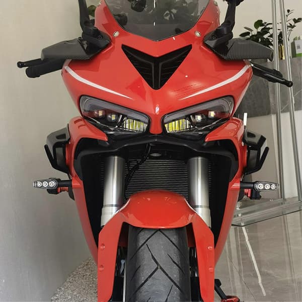 Motorcykel Side Spoiler Vinger Aerodynamisk Kåbe Winglets Deflektor Sæt til ADV 150 2019 til 2020 Sort