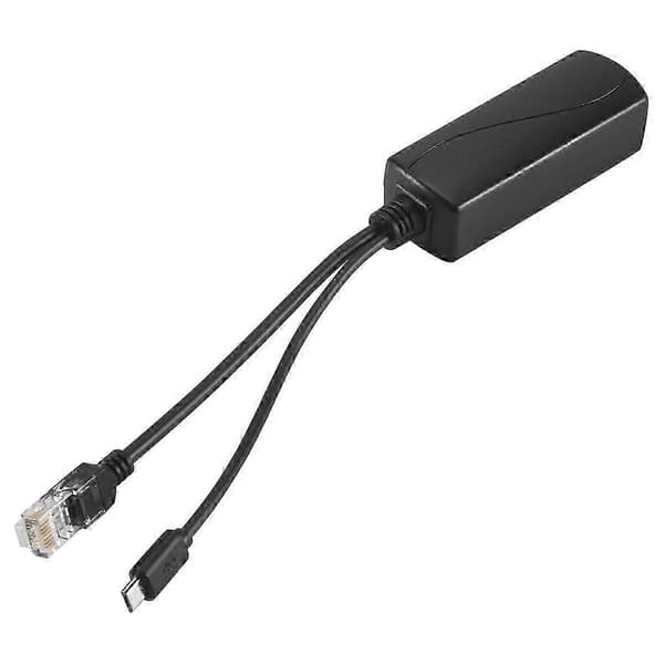 Micro-USB POE Splitter 48V til 5V2A/3A Mini USB Strømforsyning National Standard med Smartphone Opladning