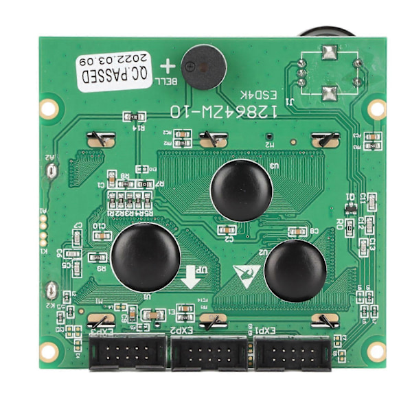 3D Printer Display Controller LCD-skærm Udskiftning med 2 kabler til CR10S til CR10 3D-printer