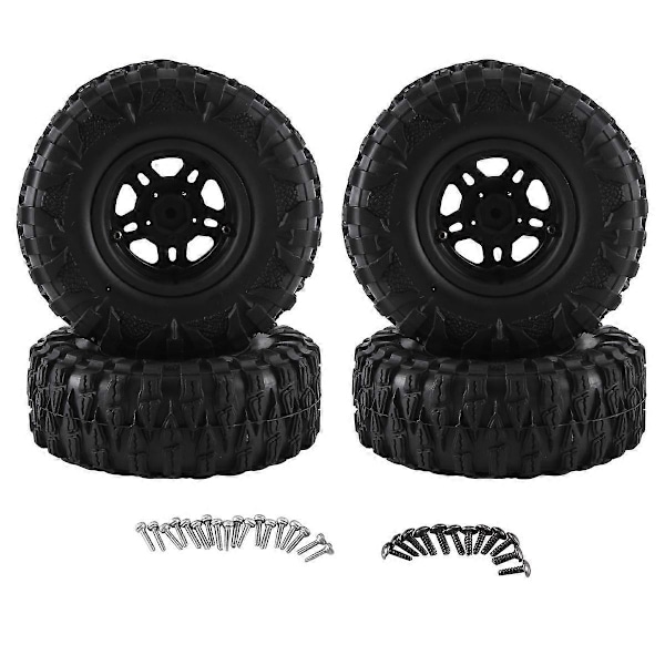 4 STK 120mm 2.2 Beadlock Fælgbælte Dæksæt til 1/10 RC Crawler Bil Axial SCX10 Wraith Capra RR10 RBX10 TRX4