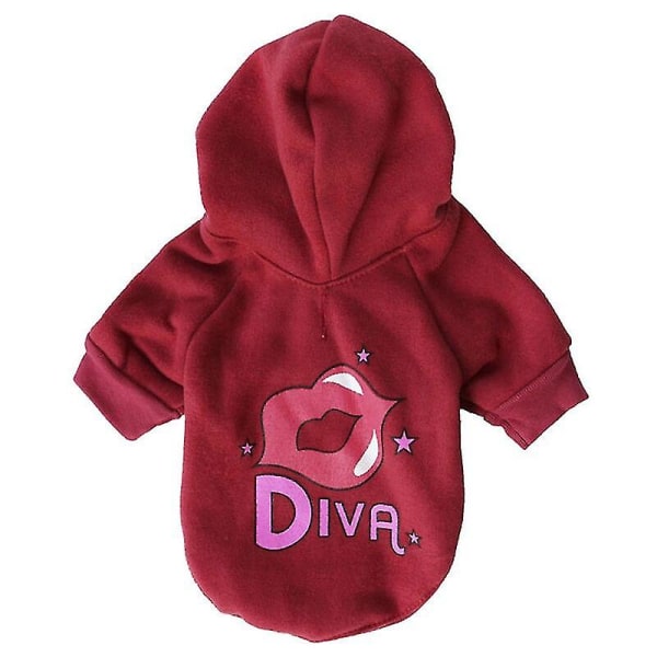 Hundhuvtröjor Kläder Vinter Varma Husdjurskläder Tröja Mjuk Fleece Valpdräkt Kappa För Små Mellanstora Hundar Katt Chihuahua style 6 M