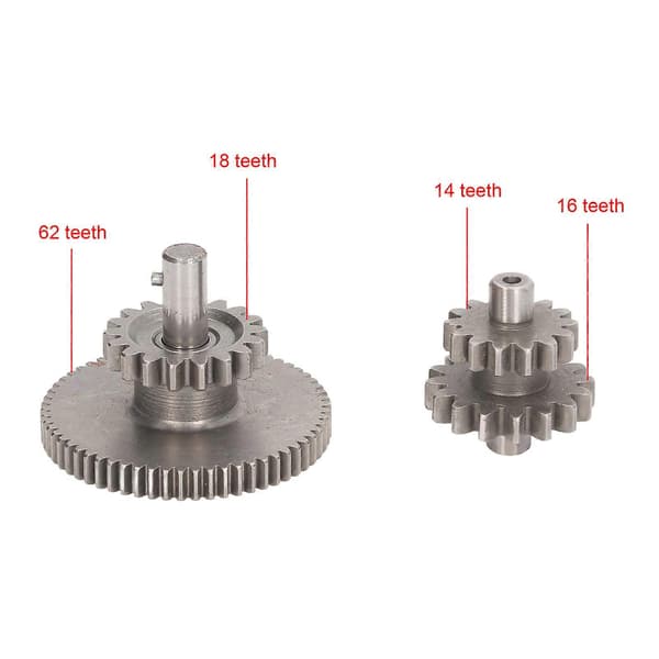 2 Sæt Motor Gear Aksel Kit Rustsikker Proces Udskiftning til CG125 150 Motorcykler ATV'er