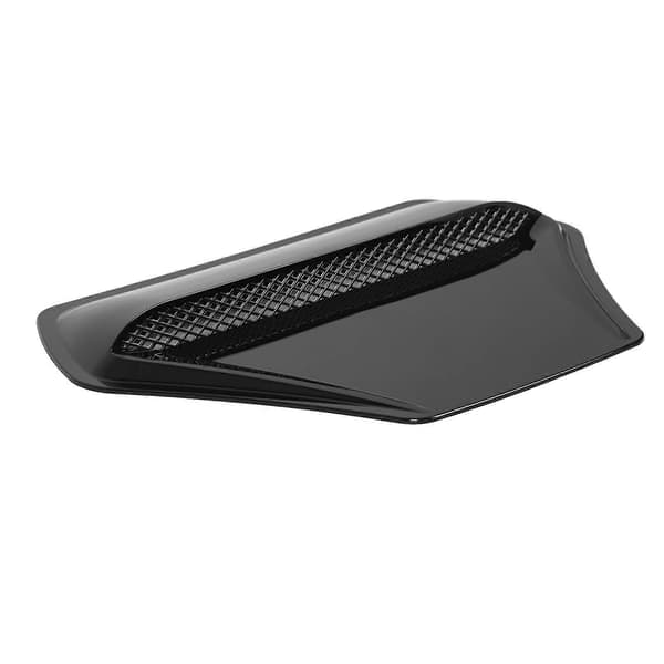 Bilpanser Luftventil Deksel Varmebestandig Panser Luftuttak Trim Erstatning for Mitsubishi Lancer Evolution X EVO 10 Blank Svart