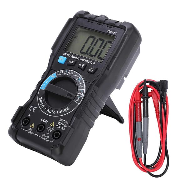 DM91S Manuell Auto Range Digitalt Multimeter Multifunksjonelt Høy Nøyaktighet Mini Multimeter 600V/10A