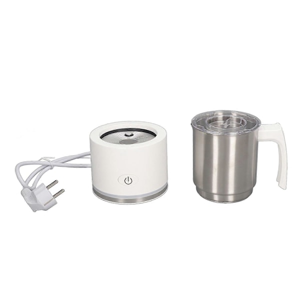 Elektrisk melkeskummer, avtakbar, stillegående, automatisk varm/kald melkeskummer for kaffe, varm sjokolade, 220-240V
