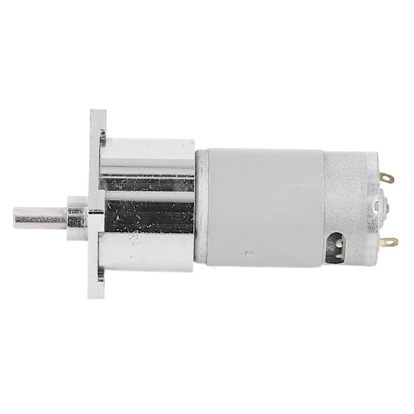 DC Gir Motor Aluminiumlegering Messingspole Selvlåsende Reversibel Eksentrisk Aksel 20RPM Hastighetsreduksjonsmotor 12V