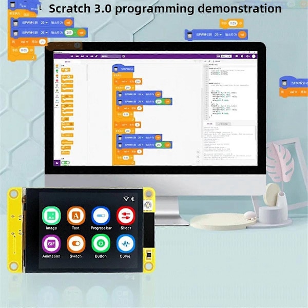 3,5 tums smartskärm för LVGL ESP32 Wifi och Bluetooth utvecklingskort skärm LCD TFT-modul - B