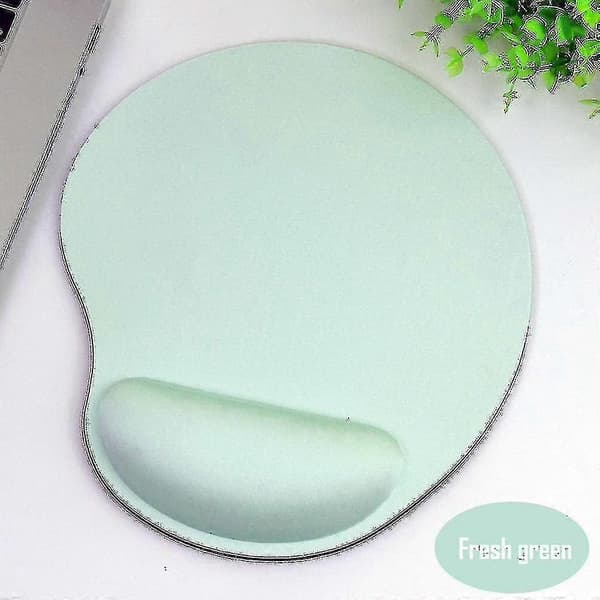 Musematte med gel-håndleddsstøtte, musematte med sklisikker PU-base A Green