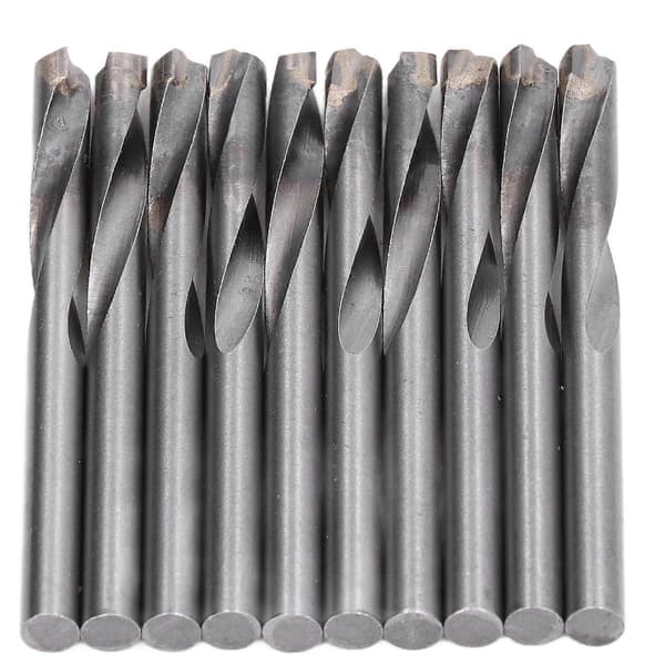 10 stk. lige skaft spiralbor Wolframstål Gravering Fræser CNC Router Bit 6mm