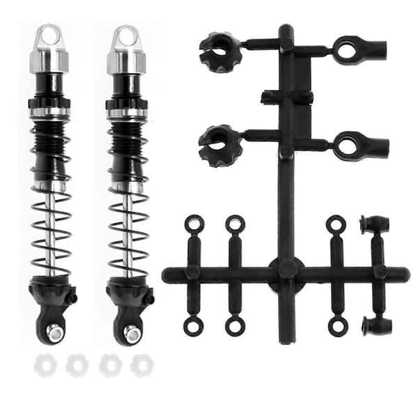 RC Bil Opgraderingssæt 80mm til TRX4 SCX10 W189 RC Bil Opgraderingsdele Sølv
