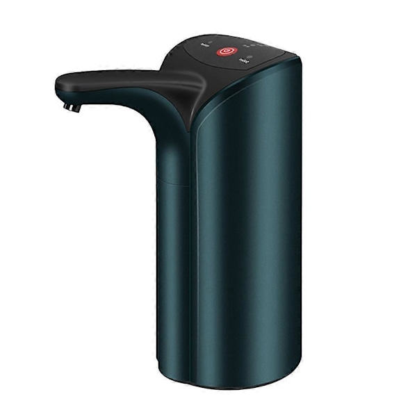 Elektrisk Vattendispenser Automatisk USB Vattenflaskpump Hushålls Dunk Dricksvattenflaska Strömbrytare Smart Vattenpump, Grön