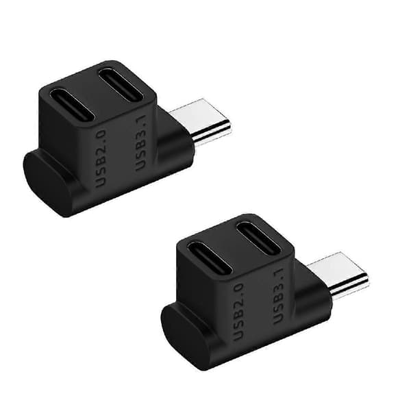 100W USB 3.2 Type C Han til Hun 1 til 2 Adapter OTG 10Gbps Hurtig Data 4K Tablet USB-C Opladningskonverter-A