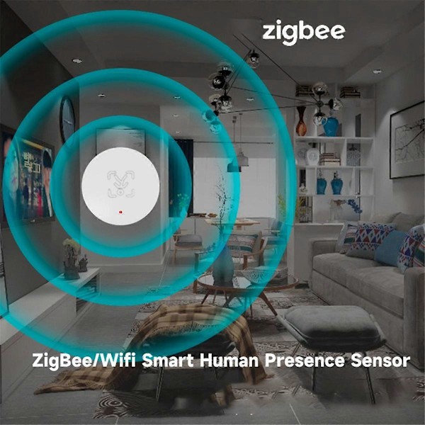 Tuya Zigbee Människonärvarosensor Rörelsesensor 24G Radardetektering Smart Hem Fjärrkontroll Säkerhetsskydd