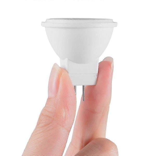 Cob Led Pærer Mr11 Gu4 Ac/dc12v Dæmpbar 3w 3000k Mini Bipin Lampe 30w Halogenpære Ækvivalent Varm Hvid