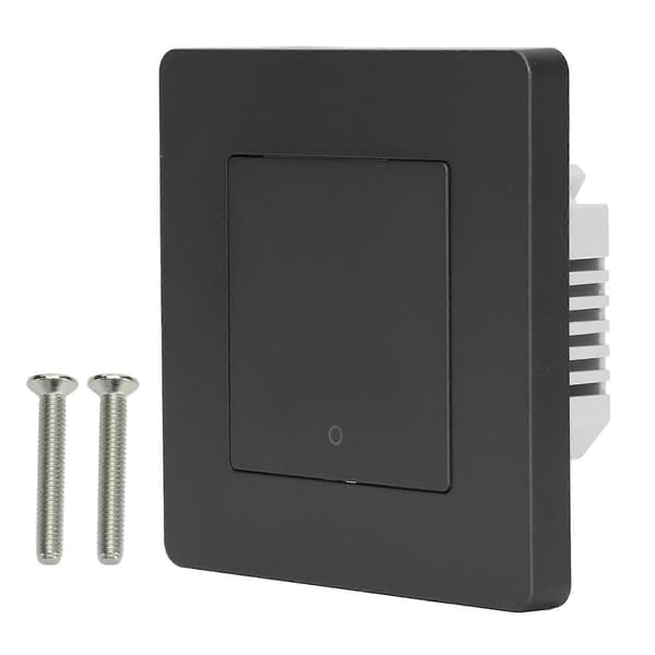 Smart Switch 1 Vejs Timing Controller Scene Switch Fjernbetjening AC 100-240V til Lysgardin Grå