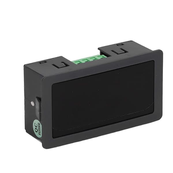 Voltmeter Spenningsmåler Volt Tester DC50V 4-sifret Display Tilbehør for Måling