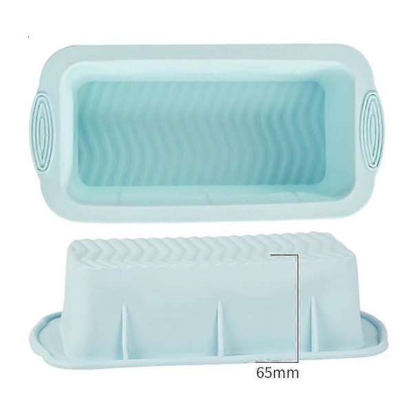 Bakplåt i silikon med handtag, slitstark och lätt att lossa, för matlagning i hemköket Blue