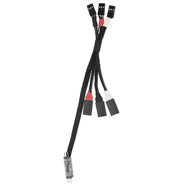 RC Bil Uppgradering 4WS Kontrollkort Servo Kontrollkabel Kit för SCX24 TRX4M DVC10 RC Bil Uppgraderingsdelar