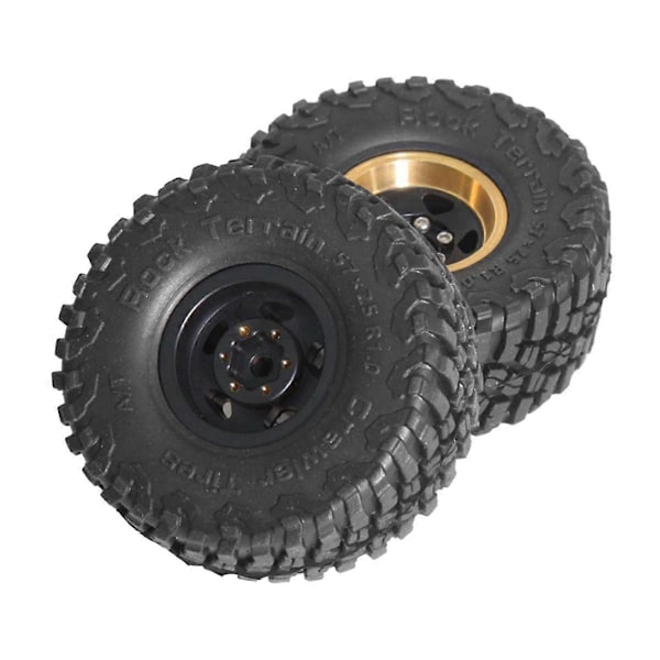 4 stk. 1.0 Messing Hjulnav til 1/18 TRX4M SCX24 RC Bil Opgraderingsdele