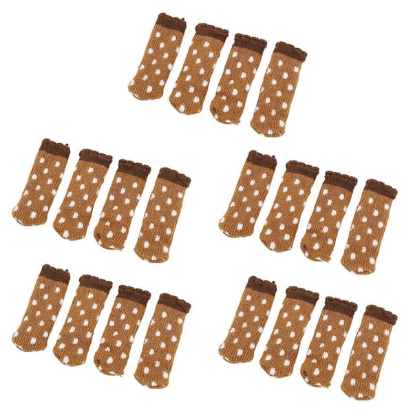 20 st Möbelskydd Ben Skydd Tyst Golvskyddsmatta Stolsbensskydd för Stol Bord Jacquard Typ 1