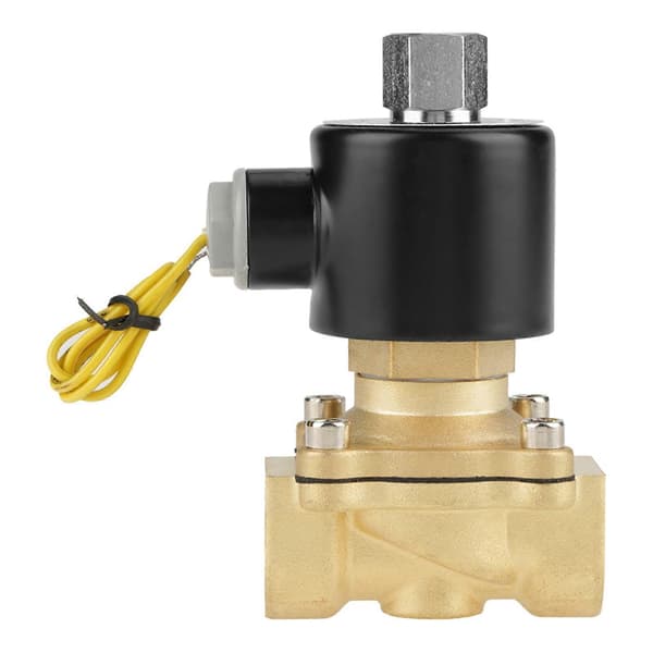 12V DC G3/4\" N/O Normalt Öppen Typ Mässing Elektrisk Magnetventil för Vatten Luft