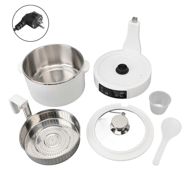 3L Intelligent Ris Cooker Lyftfunktion Hälsosam Sockerborttagning Elektrisk Ris Cooker för Rissoppa EU-kontakt 220V 1500W