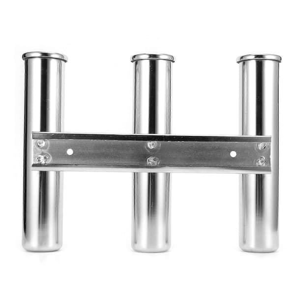 3 Rørs Fiskestangholder Stativ Rustfrit Stål Marine Yacht Båd Hardware Tilbehør