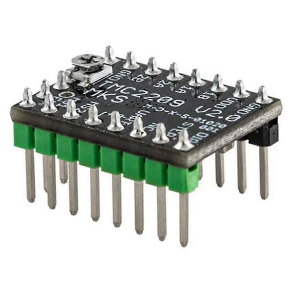 3D Printer Dele MKS TMC2209 V2.0 Stepper Motor Driver Understøtter UART Mode til Gen L V2.0 /Robin /SKR 1.3/1.4, 6 Pakke