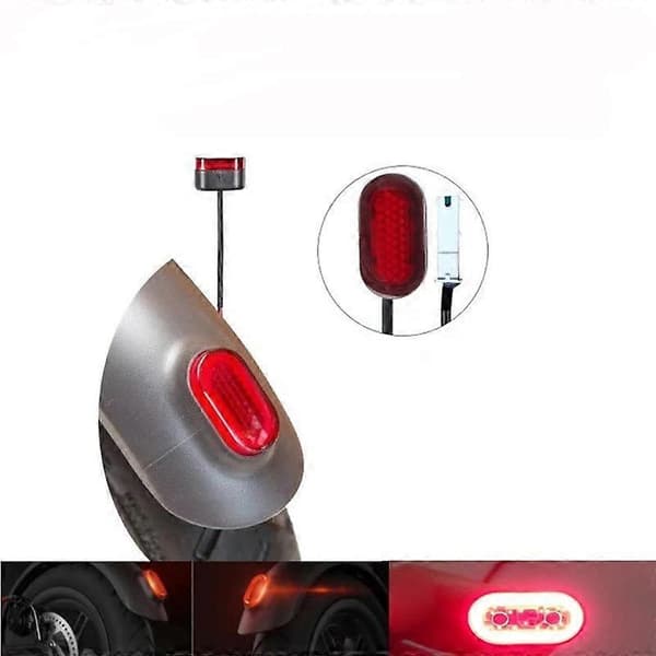 Bromsljus/bakljus för Xiaomi Mijia M365 röd