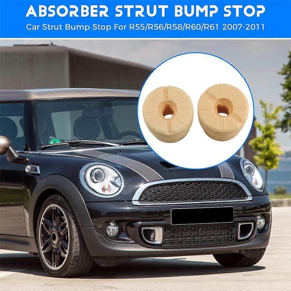 2 STK. Bageste Støddæmper Bump Stop til R55/R56/R58/R60/R61 2007-2011 33536772786
