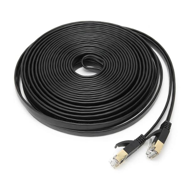 Netværkskabel 10 Gigabit Dobbelt Skærmet CAT7 8-Core Snoet Par Ledning Computertilbehør 2 Meter