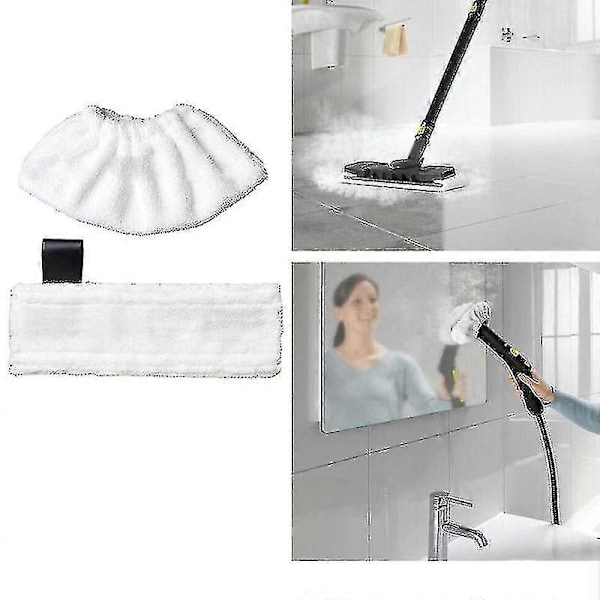 Erstatningsklut for dampmopp til Karcher Easyfix Sc2 Sc3 Sc4 Sc5 damprenser, mikrofiber gulvklut