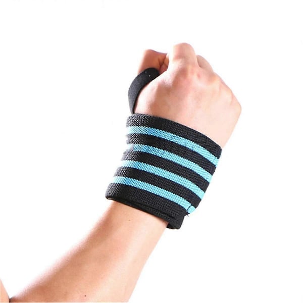 Tyngdlyftningshandledsrem Kompressionshandledsband Elastiskt handledsband Träningsutrustning Band Sport Handledsskydd B
