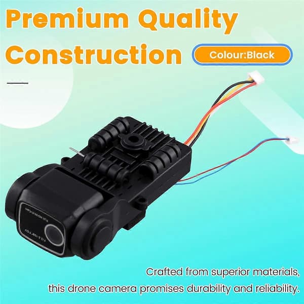 L900 SE MAX Drone Kamera Reservedele Drone Tilbehør Webcam Forbedret Luftfotografering Nem at Installere Sort