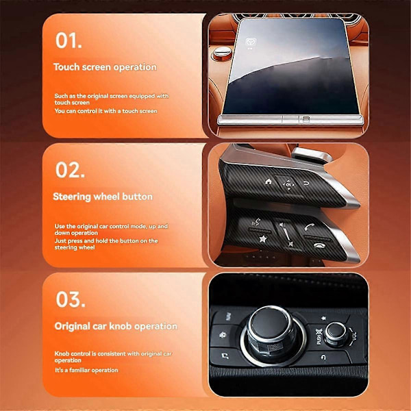 Smart Trådlös 2-i-1 Biladapter Trådlös Carplay Bilnavigation Android AUTO Sammanlänkning Konverteringsbox Röd