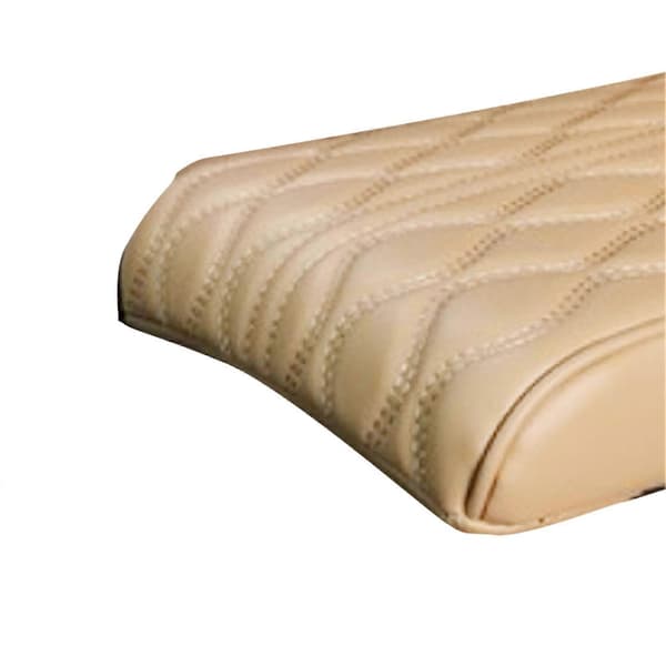 Armstöd Sitslåda Skydd Bekväm Touch PU Läder Bil Centerkonsol Armstöd Pad Universal för Fordon Beige