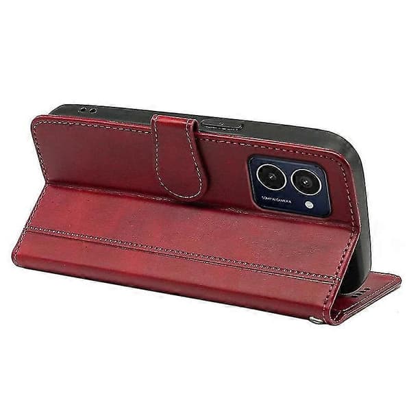 Telefoncover til HMD Pulse Læderetuier Red