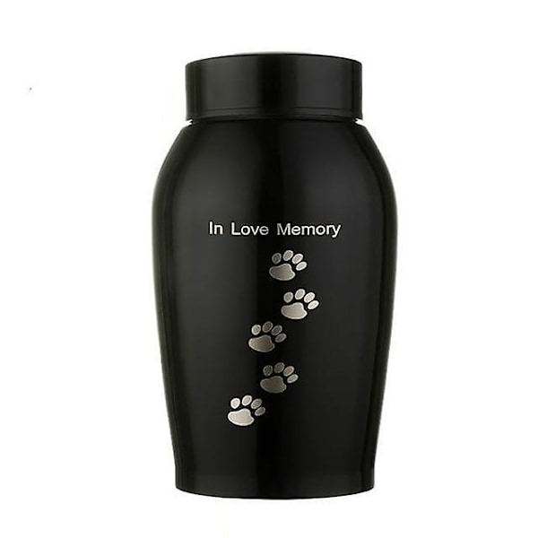 Kremationsurna i rostfritt stål för husdjur, hund, katt, fågel, mus 250ML Footprint (365458